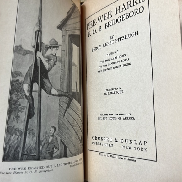 7 Pee - wee Harris VTG books by Percy keese Fitzhugh hardcover used - Picture 5 of 6